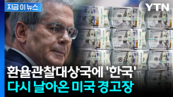 \'원화 가치\' 이례적 개입했던 미국...한국 환율 관찰 대상국으로 재지정 [지금이뉴스]