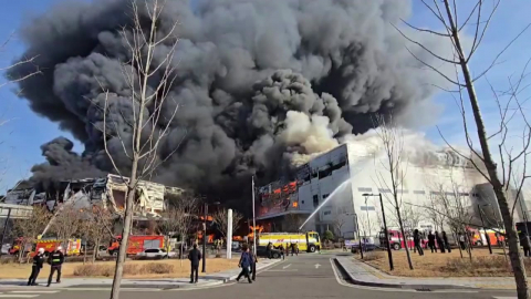 충북 음성 공장에서 화재…대응 2단계 발령