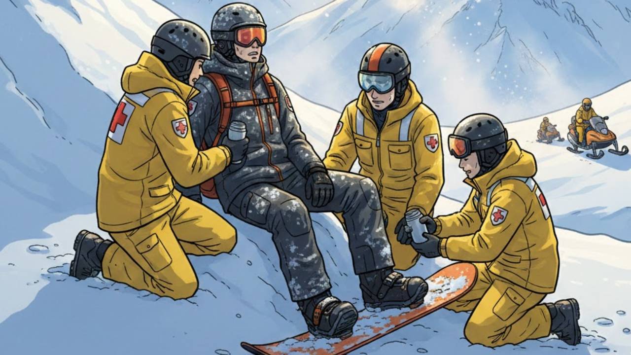 日서 스노보드 타다 실종된 한국인, 수색 끝에 무사히 구조