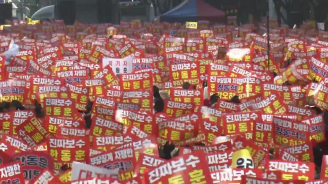 한동훈 지지자 ’세 과시’에도…당권파 정면 대응 자제