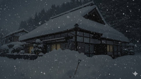 '21년 만의 폭설' 일본 아오모리서 눈 치우던 남성 매몰사