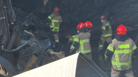 충북 음성 공장 화재 실종자 수색 나흘째…이 시각 현장