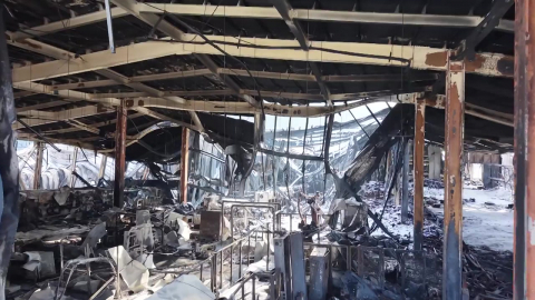 붕괴 위험에 수색 난항…음성 공장 화재 실종 장기화