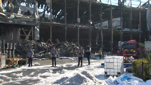 충북 음성 공장 화재…원인 규명 ’합동 감식’ 진행