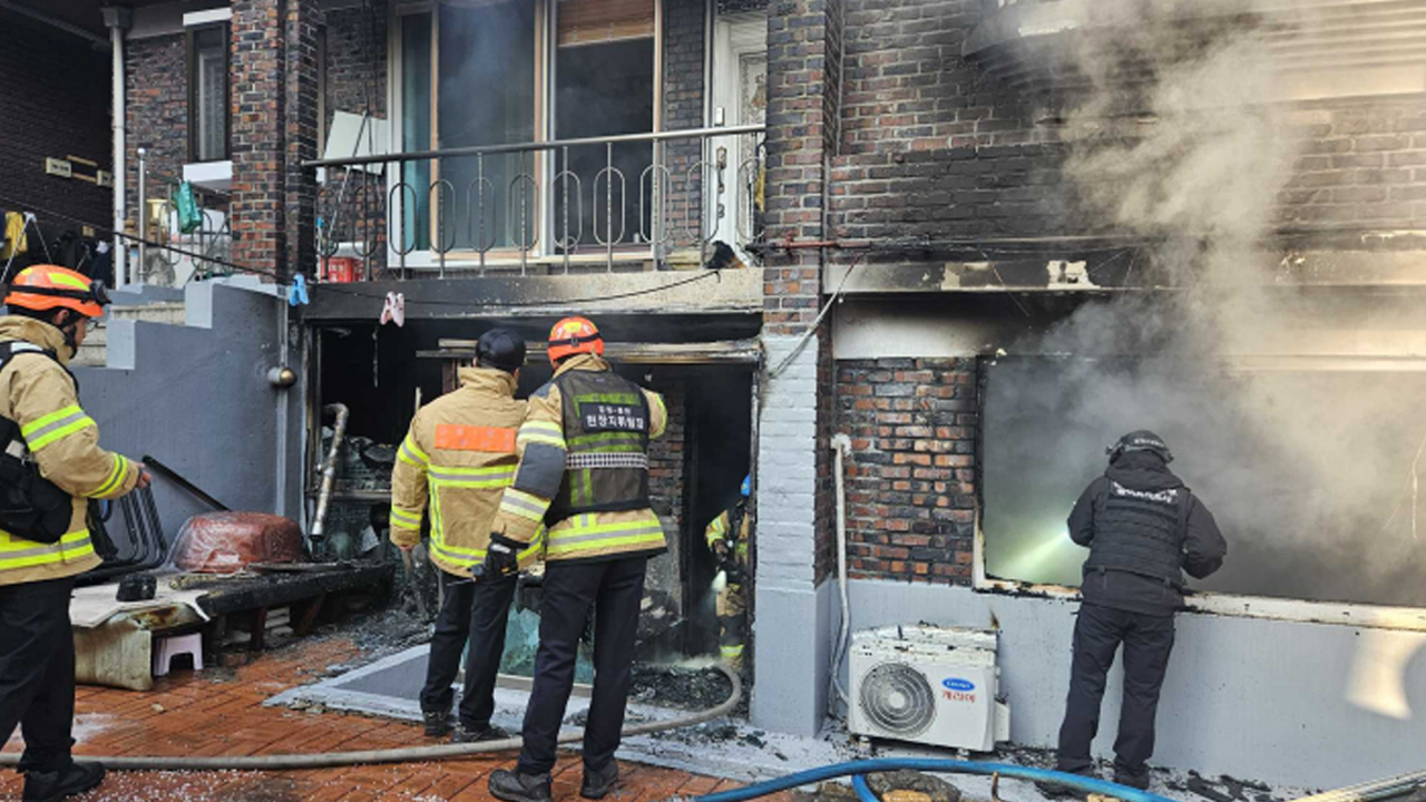 강원도 춘천 다세대 주택 방화 사건 피의자, 화상 치료 중 숨져