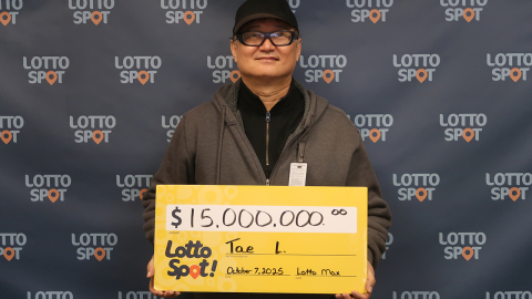 캐나다 교포, 160억 원 로또 당첨..."어머니 뵈러 한국 갈 것"