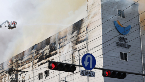  "SPC 공장 화재, 빵 정형기·오븐 근처에서 시작 추정"