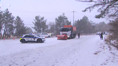 제주·호남 서해안 많은 눈…한라산 입산 통제