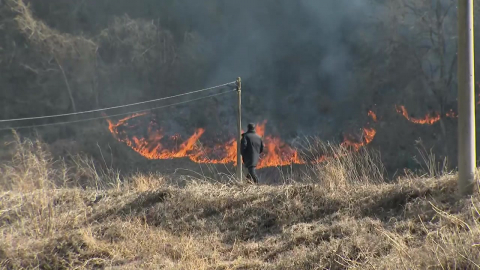 강풍·송전탑 악조건에도 경주 산불 주불 진화