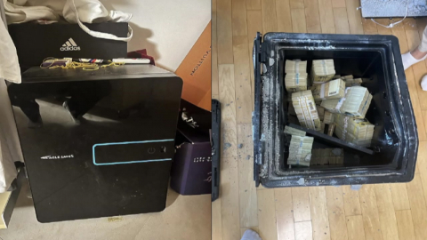 금고에 돈다발 우르르…도박사이트 운영 총책 송환