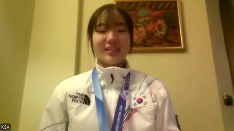 '깜짝 동메달' 18살 유승은 "다음 목표? 올림픽만 생각해서 몰라요"