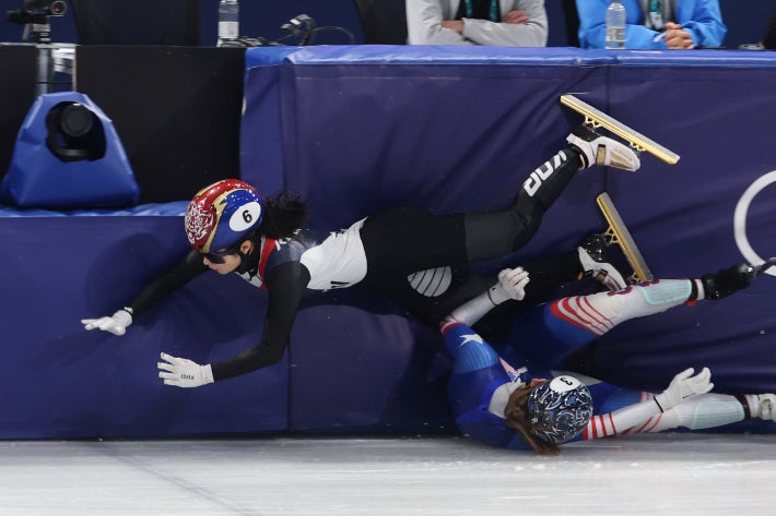 김길리와 충돌한 美 선수, 한국인들 악플 테러에 댓글창 닫아