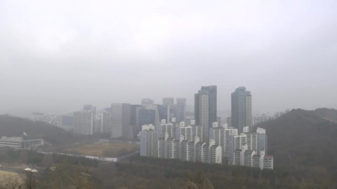 설 연휴 \'잿빛 하늘\', 시정 악화 비상…중부 초미세먼지주의보