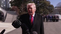 트럼프, '김정은과 올해 만날 계획' 질문에 답변 없이 넘겨