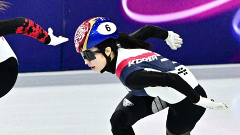 김길리, 쇼트트랙 여자 1,000m 동메달...첫 출전에 시상대