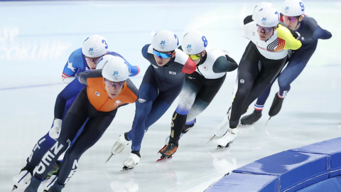 정재원, 스피드스케이팅 남자 매스스타트 5위...박지우 14위