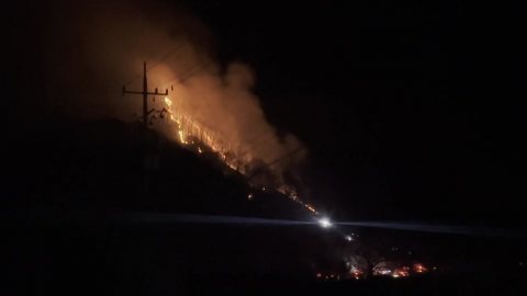 함양 올해 첫 대형산불…영남 강수량 '역대 2번째'