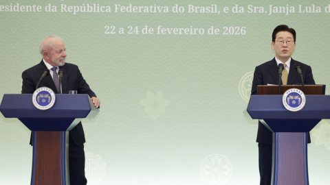 [현장영상+] "한국·브라질 관계 새로운 도약 만들 역사적인 날"