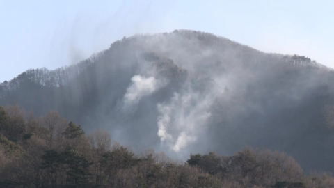 함양 산불 대응 2단계…오전 동안 진화율 끌어올려