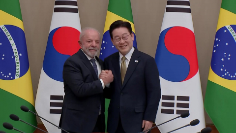 \'소년공\' 동지 룰라와 회담…"한-브라질 관계 격상"