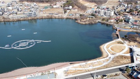 안성시 칠곡호수공원 다음 달 26일 정식 개장