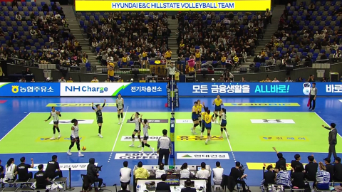 현대건설, 5연승으로 선두 도로공사 맹추격