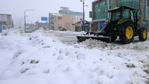 강원 태백·산지 대설경보…오늘까지 40cm 폭설 내린다