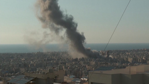 이스라엘 국경 미사일·전투기 굉음…나흘째 공방전