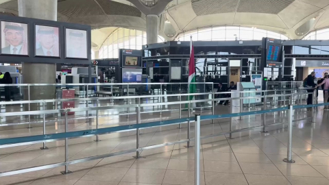 중동 전역 나흘째 화염…텅 빈 요르단 공항