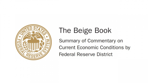 미국 연준 베이지북 "완만한 성장 속 관세 압박 가시화"
