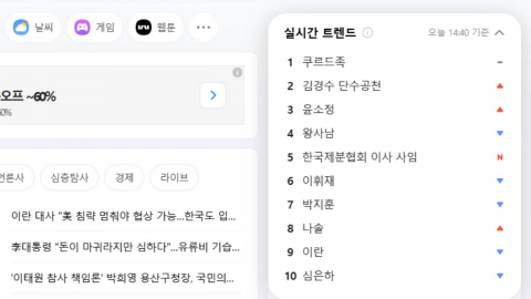 6년 만에 돌아온 \'실검\'…다음, \'실시간 트렌드\' 서비스 시작