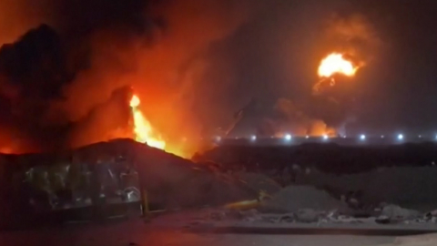 머리 위로 미사일이…미, 이란에 "최대 폭격" 예고