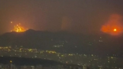 이스라엘 "파상 공세"…이란 "호르무즈 유조선 1척 타격"