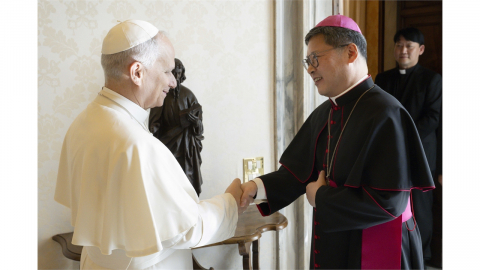 정순택 대주교, 교황 알현...2027 세계청년대회 준비 상황 보고