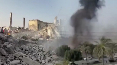 "이란 초등학교 폭격 당시 토마호크 미사일 영상 포착"