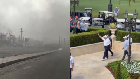 "전쟁 중인데 골프라니"…트럼프 \'주말 골프장\' 목격 [앵커리포트]