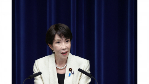 다카이치 동일본대지진 15년 추도식 참석..."지역부흥 위해 최선"