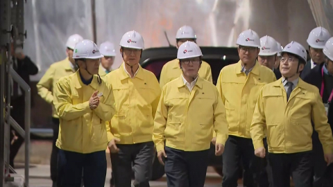 김 총리, 구리 석유비축기지 방문...수급 상황 점검