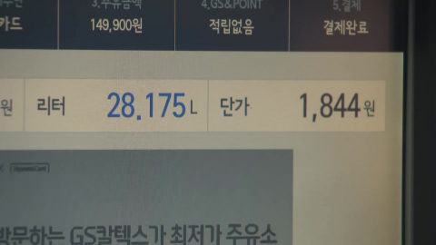 소폭 하락에도 1,900원대…전국 휘발유 평균 1,901원