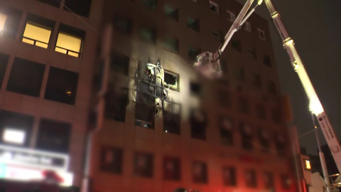 서울 소공동 게스트하우스 불…3명 중상·7명 경상