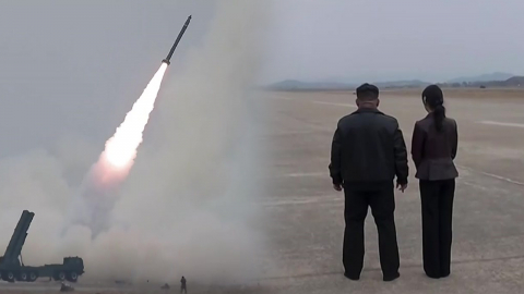 김정은, 방사포 훈련 참관…남한 타격용 명시