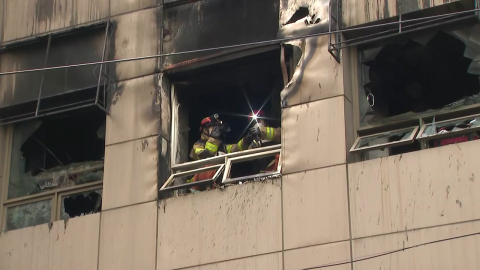 캡슐 호텔 화재 합동감식…50대 일본인 의식 불명