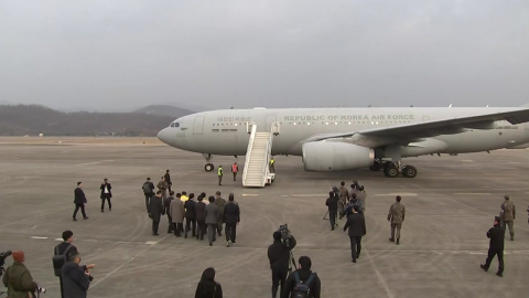 \'사막의 빛\' 작전으로 한국인 204명 귀국