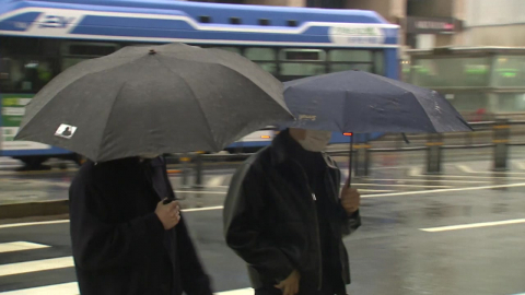 [날씨] 오늘 늦은 오후까지 전국 봄비…비 내리며 서늘
