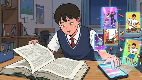 '숏폼 영향' 고교생 10명 중 3명 "긴 글 10분도 못 읽어"