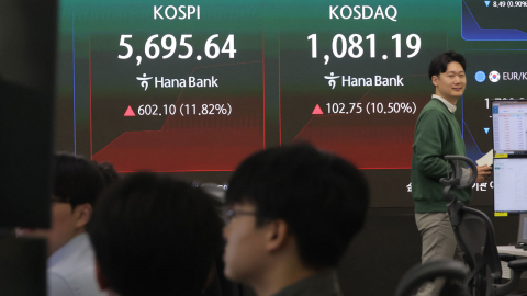  '삼성전자·하이닉스 급등'에 코스피 5,900 재돌파