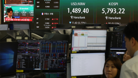 [속보] 트럼프 \'확전 자제\'에 코스피 0.3%·코스닥 1.6% 상승