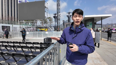 광화문은 이미 '들썩'…미리 가본 공연장 모습은