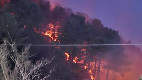 경기 포천시 신북면서 산불...1시간 반 만에 꺼져