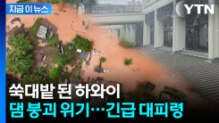 댐 붕괴 위기에 \'긴급 대피령\'...쑥대밭 된 하와이 [지금이뉴스] 